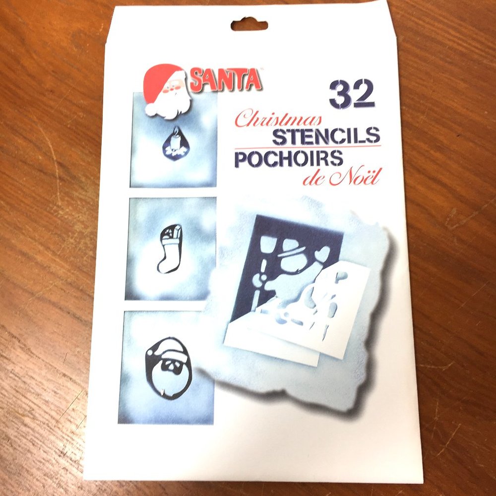 Christmas Santa Snowman Decorating Stencils